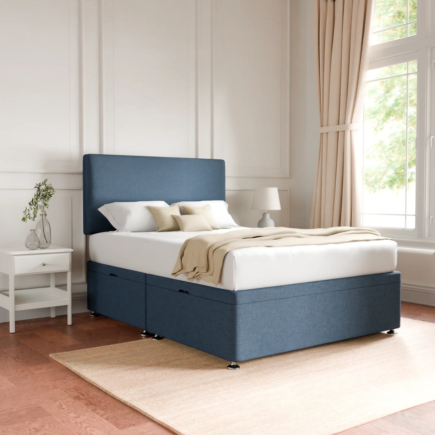 Yorkshire Ottoman Storage Bed with Headboard