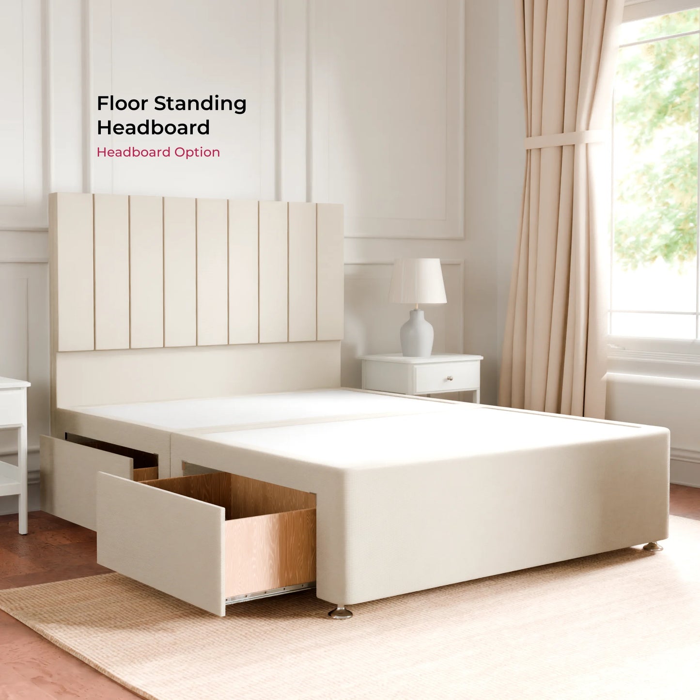 Worcestershire Divan Bed With Headboard