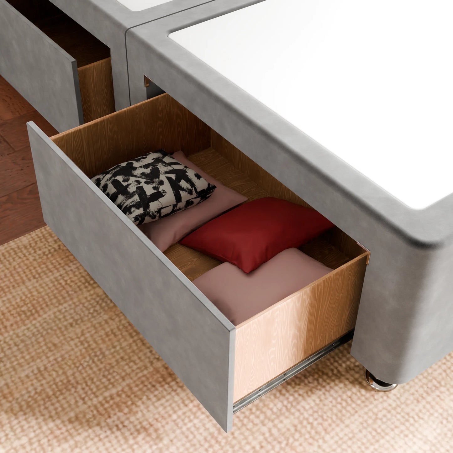 Hampton Divan Bed With Headboard