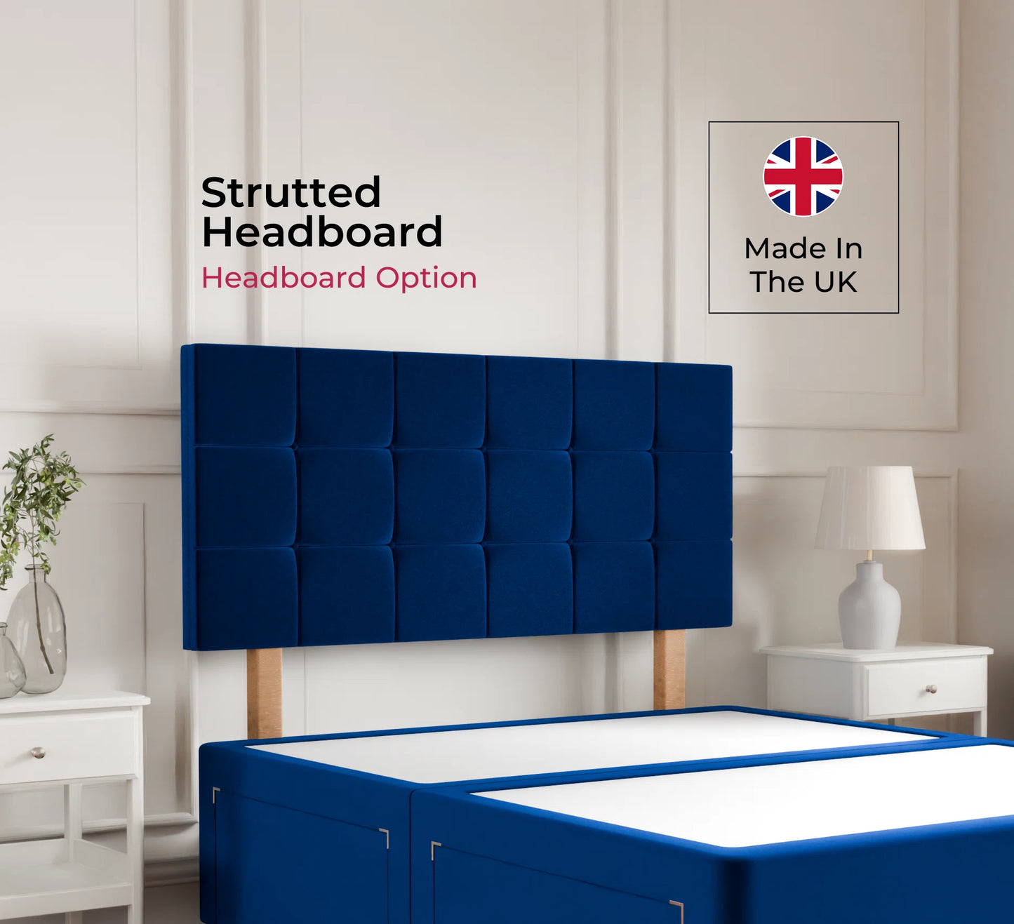 Cambridge Divan Bed With Headboard