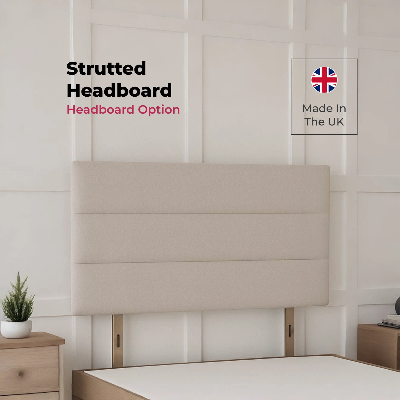 Balmoral Divan Bed With Headboard