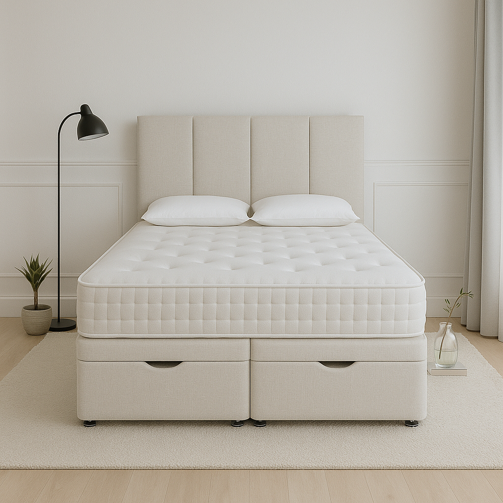 Herefordshire Ottoman Storage Bed with Headboard