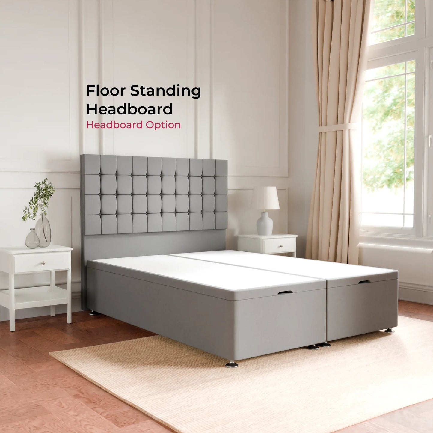 Warwickshire Ottoman Storage Bed with Headboard